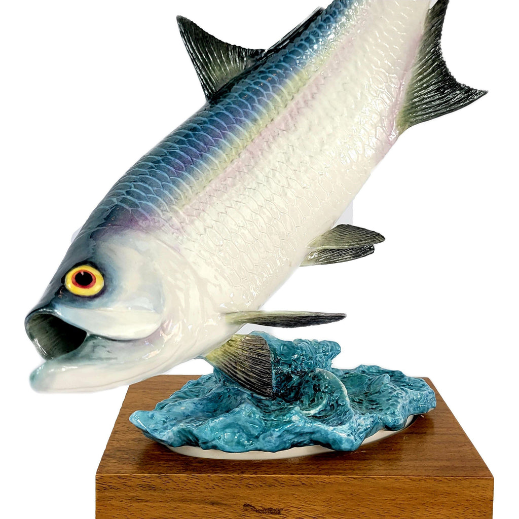 Royal Worcester Tarpon Sporting Fish Figurine R. Van Ruyckevelt
