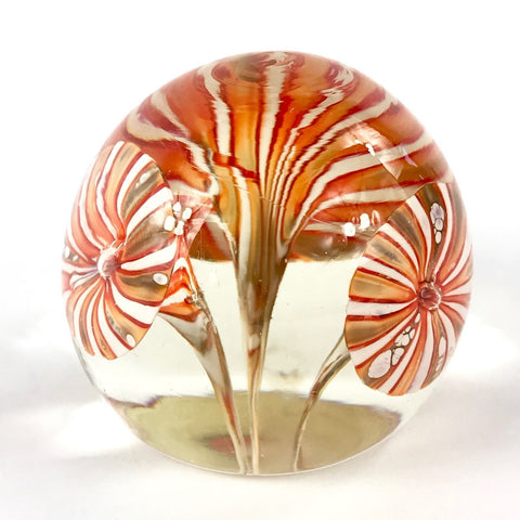 Studio Art Glass Jack In The Pulpit Lampwork Paperweight