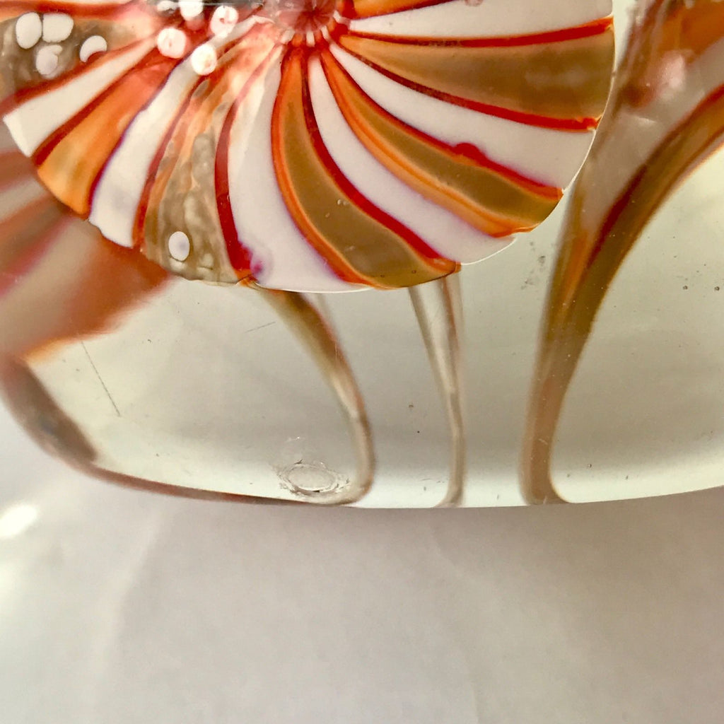 Studio Art Glass Jack In The Pulpit Lampwork Paperweight