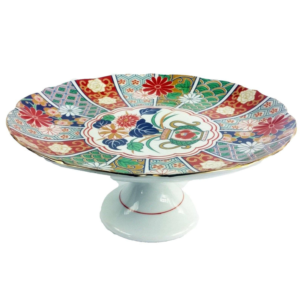 Vintage Nippon Porcelain Pedestal Cake Plate