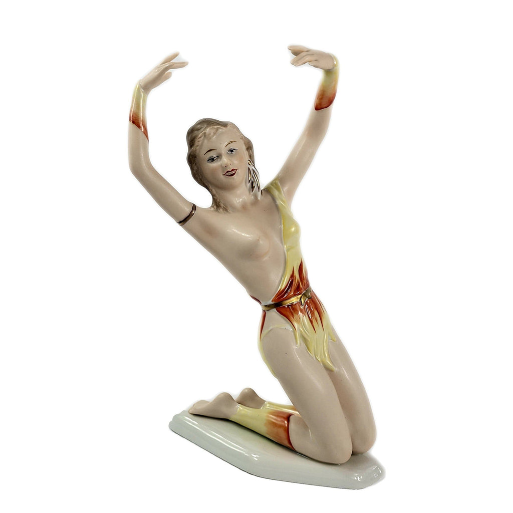 Wallendorf Risque Dancer Porcelain Figurine