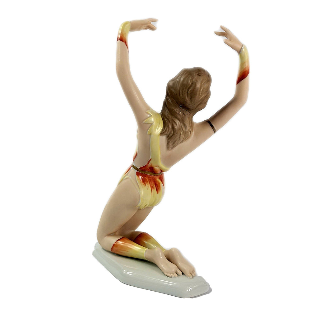 Wallendorf Risque Dancer Porcelain Figurine