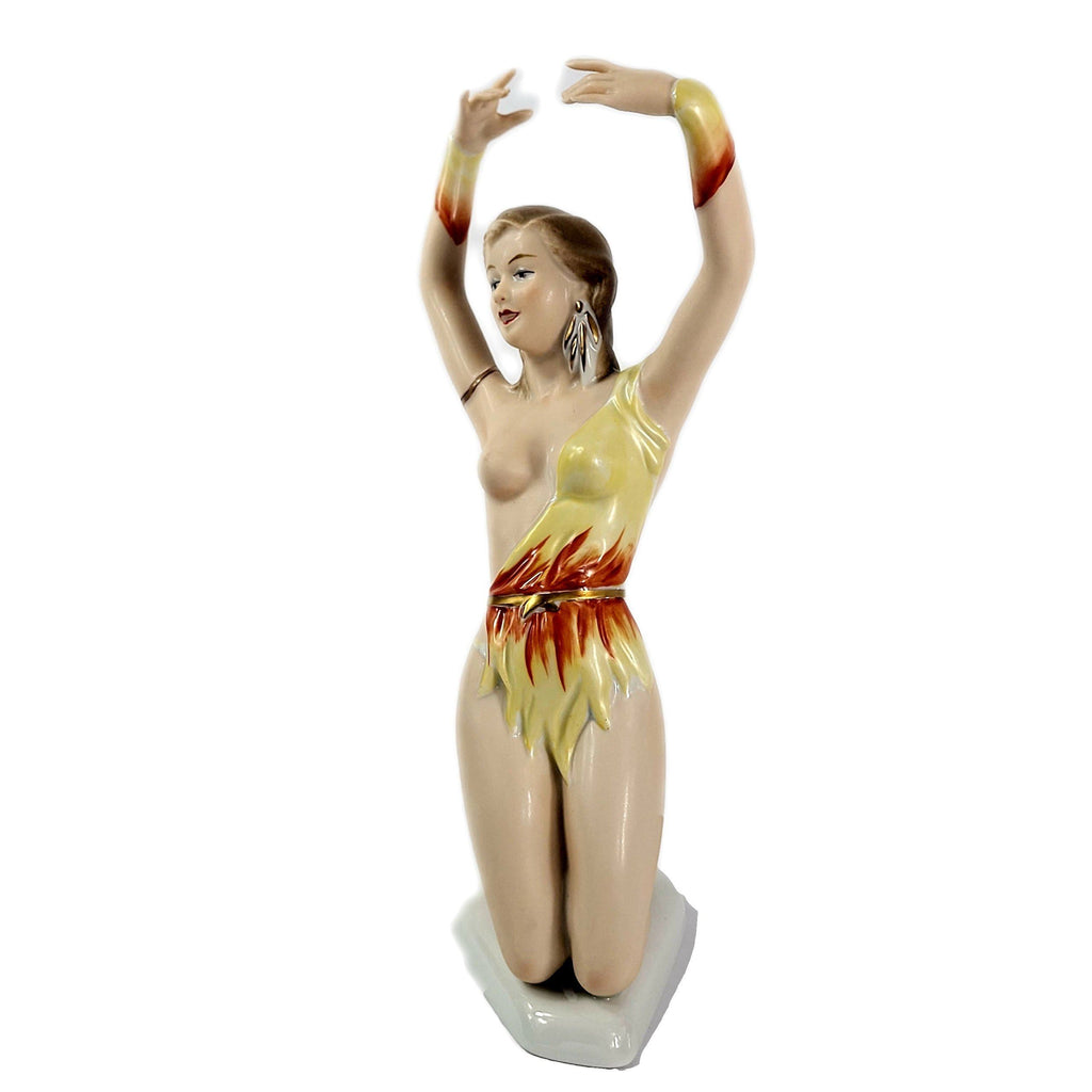 Wallendorf Risque Dancer Porcelain Figurine