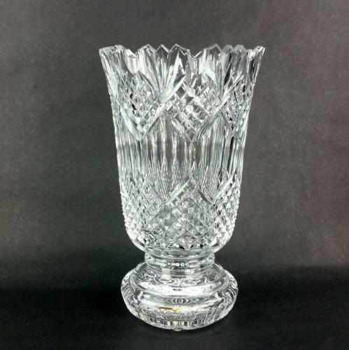 Waterford Crystal Glass Jim O'Leary Vase Limited Edition