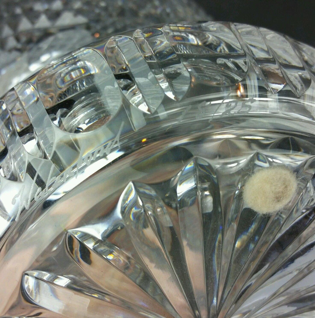 Waterford Crystal Glass Jim O'Leary Vase Limited Edition